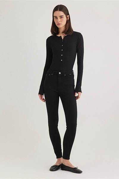 Mavi Serenay Kadın Jean Pantolon M100980-35248 Black Gold Shape