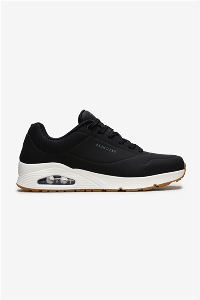 Blk Skechers Uno Erkek Spor Ayakkabı 52458 Siyah