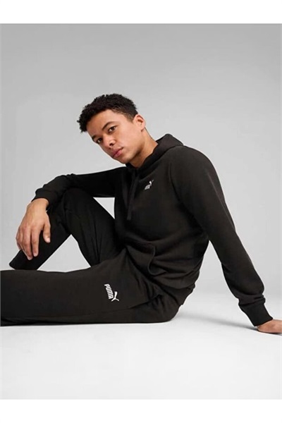 Puma Ess No. 1 Logo Sweatpants Erkek Eşofman Alt 682608-01 BLACK