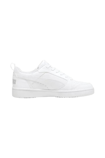Puma Rebound V6 Low Unisex Spor Ayakkabı 392328-03 White-Cool Light Gray