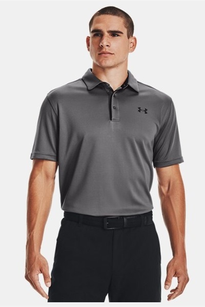Under Armour Tech Polo Erkek T-shirt 1290140-040 Graphite / Black / Black