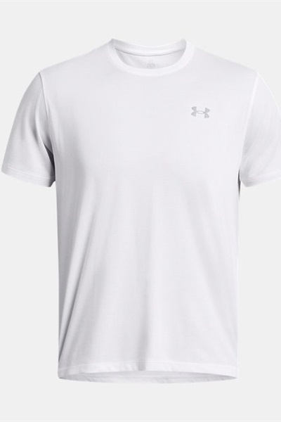 Under Armour Ua Launch Shortsleeve Erkek T-shirt 1382582-100 White / Reflective
