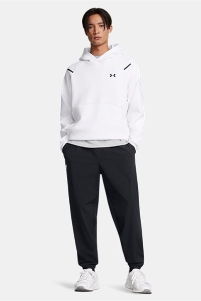 Under Armour Ua Vibe Woven Jogger Erkek Eşofman Alt 1386557-001 Black / White