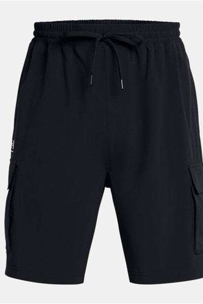 Under Armour Ua Vibe Woven Cargo Erkek Şort 1386560-001 Black / White