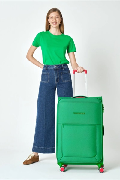 Trolley 50 Cm Benetton Valiz 14BNT2700-03-YSL Yeşil