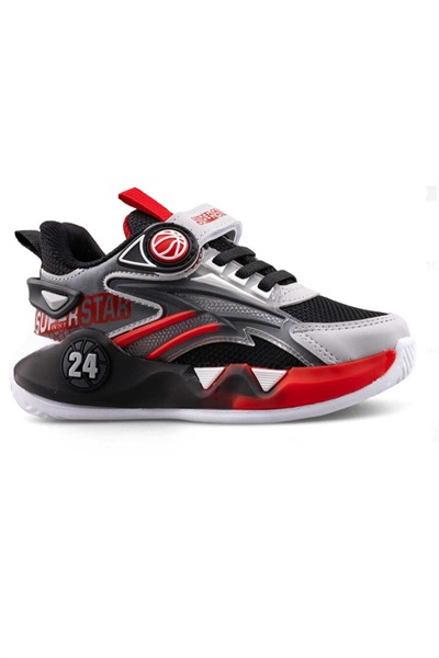 Superstar Filet 024 Çocuk Günlük Ayakkabı Ib04A024 BUZ SİYAH KIRMIZI