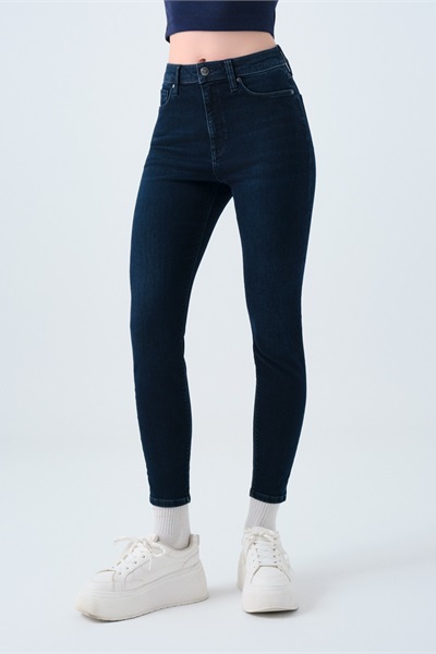 Loft Natalie Kadın Jean Pantolon Lf2037058 BLUE BLACK WASH