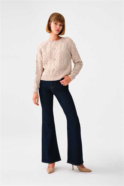 Loft Long Loft Kadın Jean Pantolon Lf2037962 DARK WASH