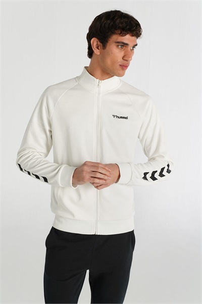 Hummel Hml Falconzo Zip Jacket Erkek Ceket 921133-9003 OFF WHITE