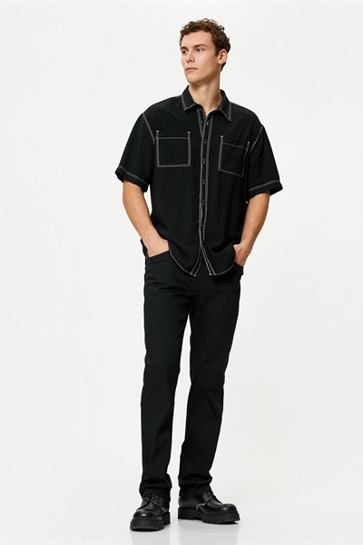 Koton  Mark Erkek Jean Pantolon 4SAM40045ND SİYAH