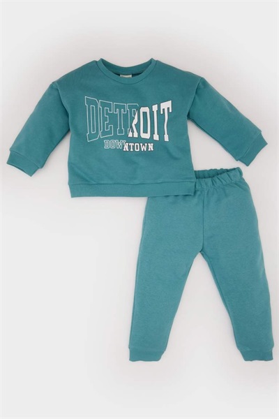 Defacto Erkek Bebek  Sweat Takım D7909A5/BE805 LT.PETROL