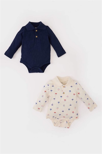 Defacto Erkek Bebek Çıtçıtlı Body D9086A5/NV31 NAVY