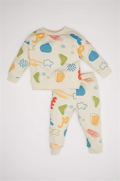 Defacto Erkek Bebek Sweat Takım D5822A5/ER42 LT.STONE