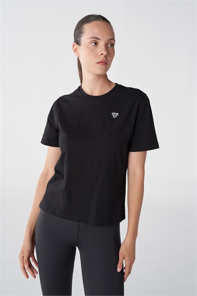 Hummel Hml T-Ic Icona Regular Kadın T-shirt 911867-2001 BLACK