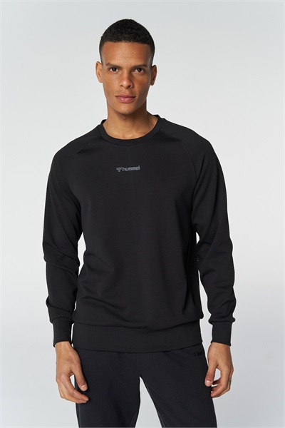 Hummel Hml Evon Sweatshirt Erkek Sweat 921677-2001 BLACK