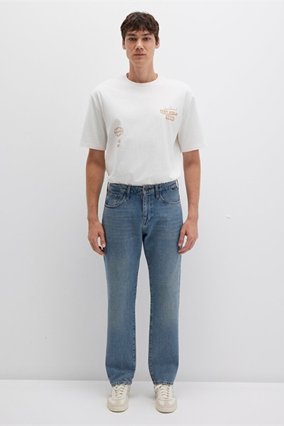 Mavi Lisbon Dusty Erkek Jean Pantolon M0010039-90630 Dusty Mid Blue Street Denim