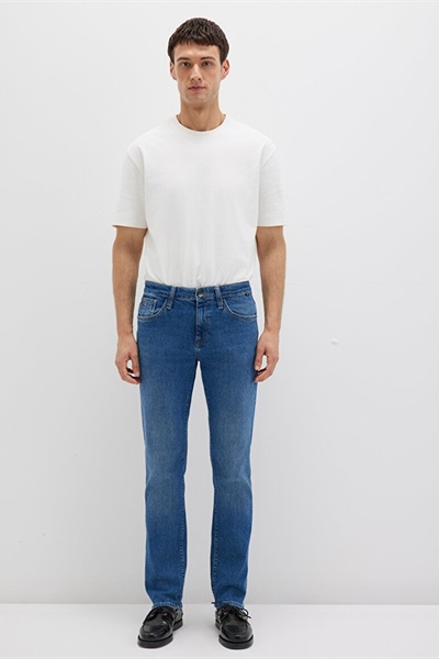 Mavi Martin Mid Erkek Jean Pantolon M0037890660 Mid Used Brushed Mavi Black