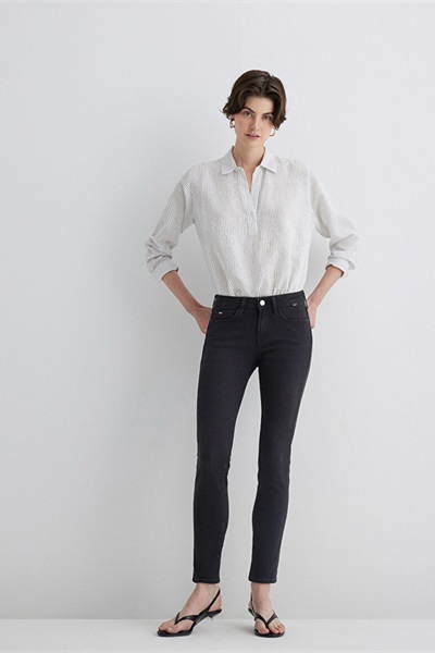 Mavi Ada Kadın Jean Pantolon M1020524752 Smoke Vintage