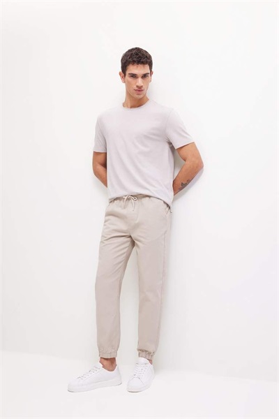Defacto Erkek Kanvas Pantolon Y2651AZ/BG106 BEIGE