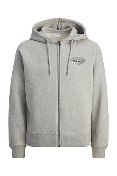 Jack & Jones Jjmakoto Sweat Zip Hood Erkek Sweat 12278607 Sky Captain