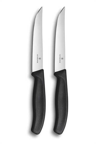 6.7903.12B Vıct.Biftek Bıçağı Fıb.Sap 12Cm İkili Blister Vıctorınox STD