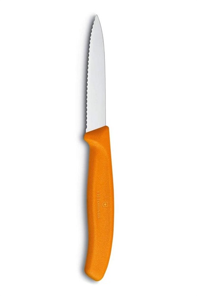 6.7636.L119 Vıct.Soyma Bıçağı 8 Cm Test.A Sc Turuncu Vıctorınox STD