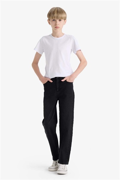 Defacto Erkek Çocuk  Jean Pantolon F0454A8/NM40 BLACK