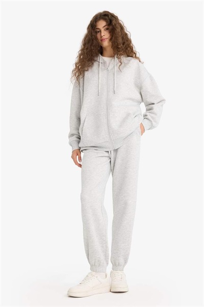 Defacto Kadın  Eşofman Alt S7370AZ/GR256 GREY MELANGE