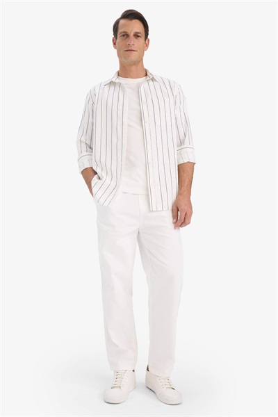Defacto Erkek Uzun Kol Gömlek E7893AX/WT34 WHITE