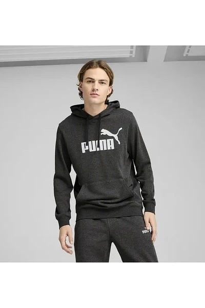 Puma Ess No. 1 Logo Hoodie Erkek Sweat 682572-07 Dark Gray Heather