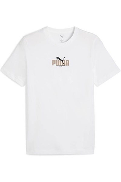 Puma Graphıc Tee Erkek T-shirt 688032-02 WHİTE