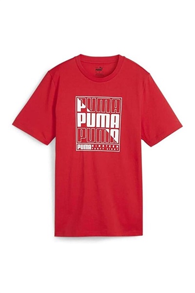Puma Graphıc Tee Erkek T-shirt 688033-11 For All Time Red