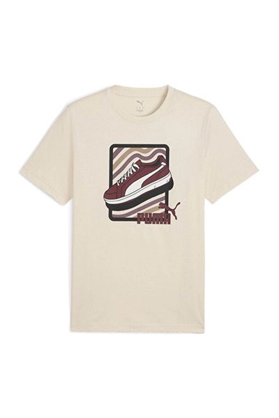 Puma Graphıc Tee Erkek T-shirt 688033-87 Alpine Snow