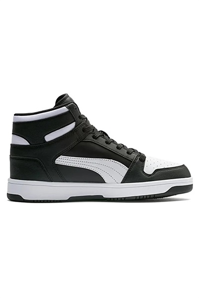 Puma Rebound Layup Sl Unisex Spor Ayakkabı 369573-01 Black-White