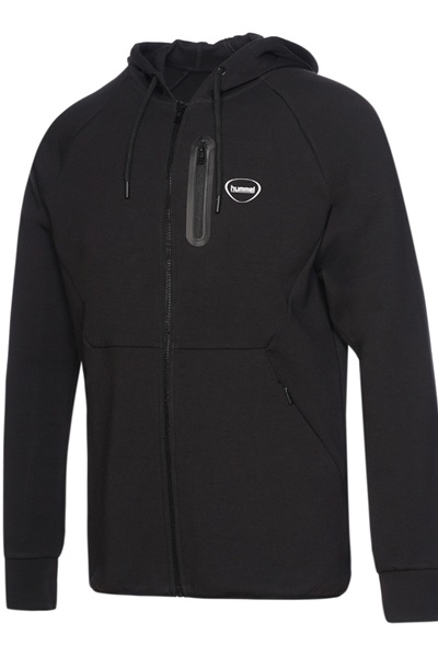 Hummel Hml Nova Zip Hoodie Erkek Ceket 980343-2001 BLACK