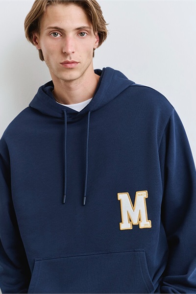 Mavi Academy Kapüşonlu Erkek Sweat M0S10375-89353 Pageant Blue
