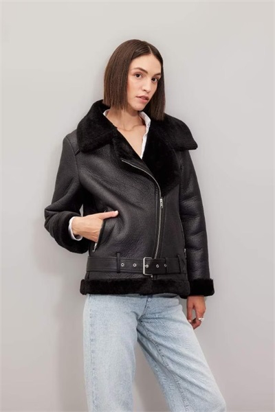 Defacto Kadın  Mont C9672AX/BK27 BLACK