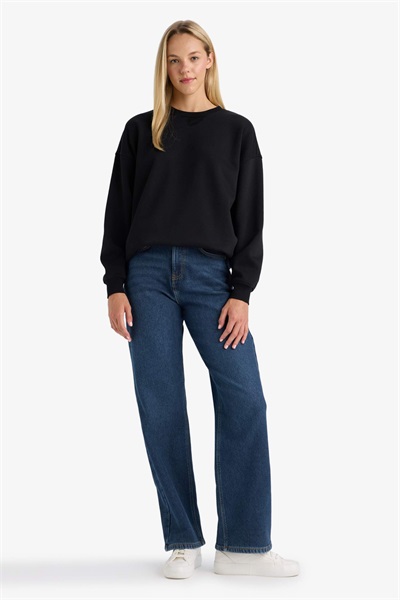 Defacto Kadın  Sweat E0840AX/BK81 BLACK