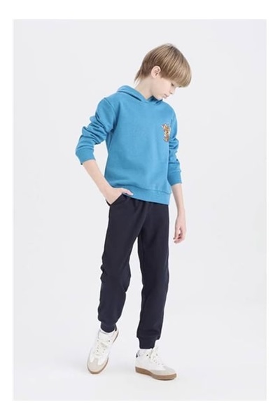 Defacto Erkek Çocuk  Sweat Takım D6872A8/BE535 BLUE