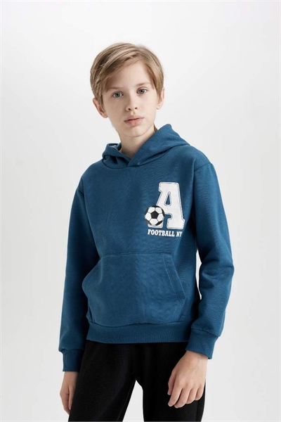 Defacto Erkek Çocuk  Sweat Takım D2036A8/IN263 INDIGO