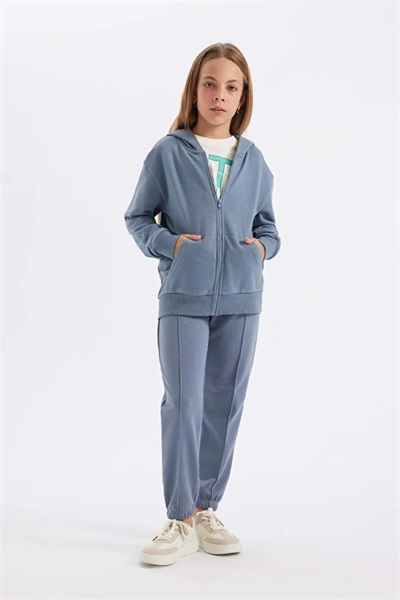 Defacto Kız Çocuk  Hırka C8110A8/NV241 NAVY