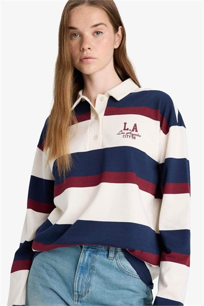 Defacto Kadın  Sweat F7915AX/WT32 OFF WHITE