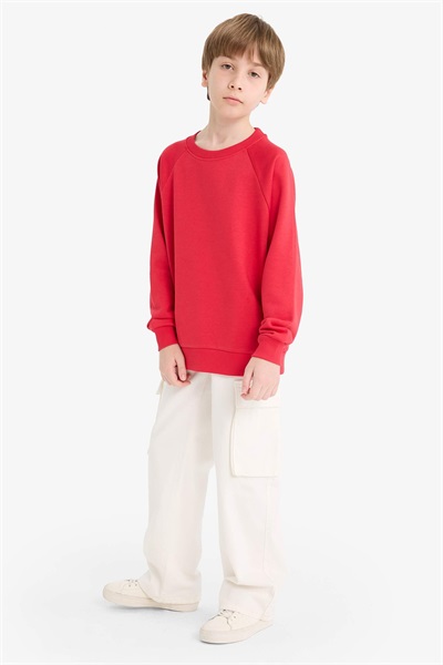 Defacto Erkek Çocuk  Sweat E8415A8/RD282 RED