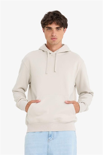 Defacto Erkek  Sweat X8283AZ/BG766 STONE