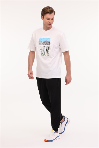 5W Mb Ct107 Jogger 5Pr Lumberjack Erkek Eşofman Alt A102024326 Sıyah