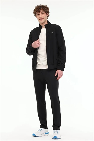 5W M-Bs04 Woven T.Suıt 5Pr Lumberjack Erkek Eşofman Takım A102032534 Sıyah