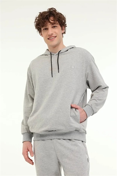 5W Mb Sn73 Hoodıe 5Pr Lumberjack Erkek Sweat A102024359 BEJ
