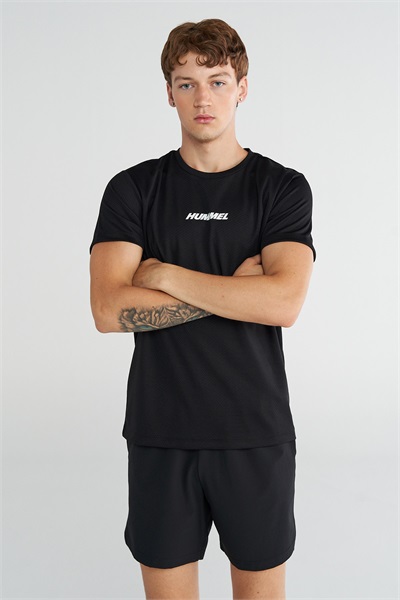 Hummel Hml Rico S/S Erkek T-shirt 912251-2001 BLACK