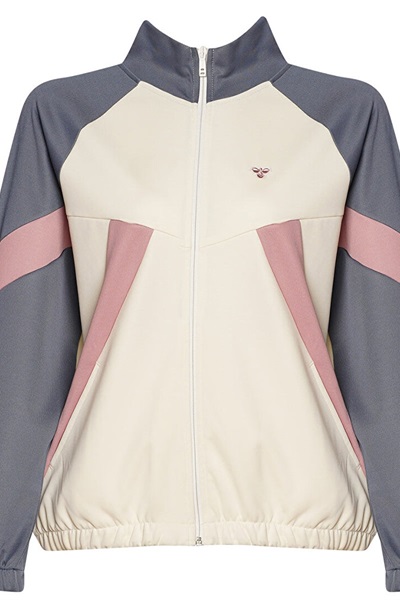Hummel Hml Harlow Zip Jacket Kadın Ceket 922403-9157 EGRET