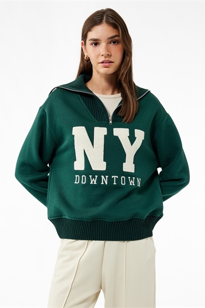 Koton Kadın Sweat 6Wal10139Ik YEŞİL